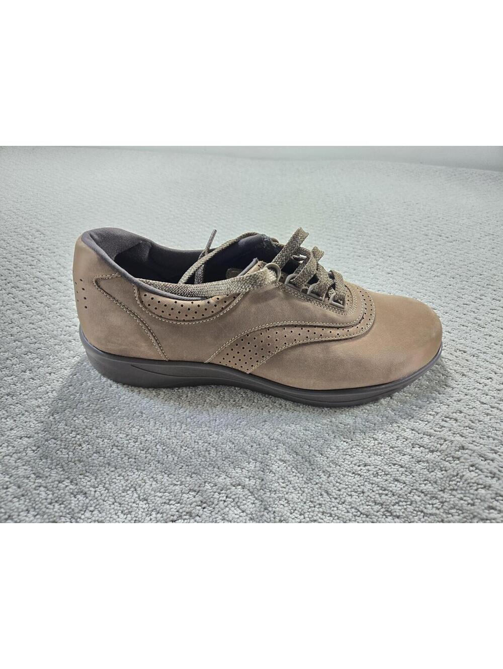 SAS Move On Mens Size 11 Brown Leather Walking Shoes Comfort Orthopedic USA